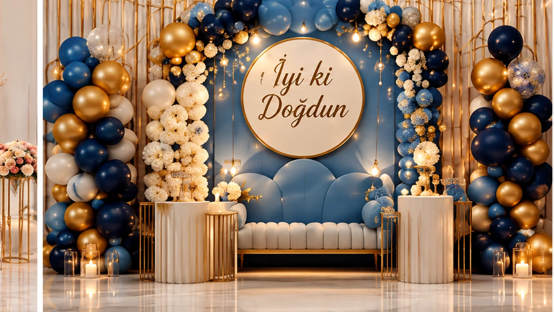 Doğum Günü Organizasyonu için tasarım örneği